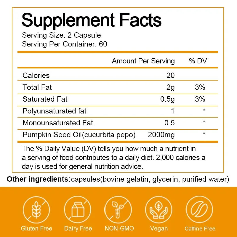 Pumpkin Seed Oil Capsules
